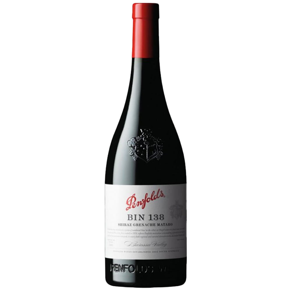 | Penfolds Wein | Rotwein nach Bin Ltr. Shiraz Grenache | 138 Flasche | Wein Mataro Schleuder Weinart Sprit 0,75