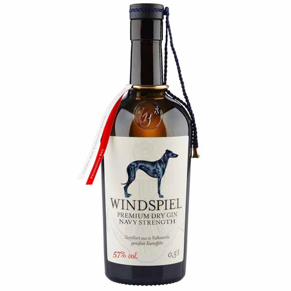 Windspiel Premium Dry Gin, Navy Strength Gin 0,50 Ltr. Flasche, 57 % vol.