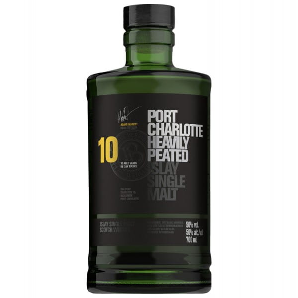 Bruichladdich Port Charlotte 10 Jahre 50% Vol. 0,7 Ltr. Flasche Whisky