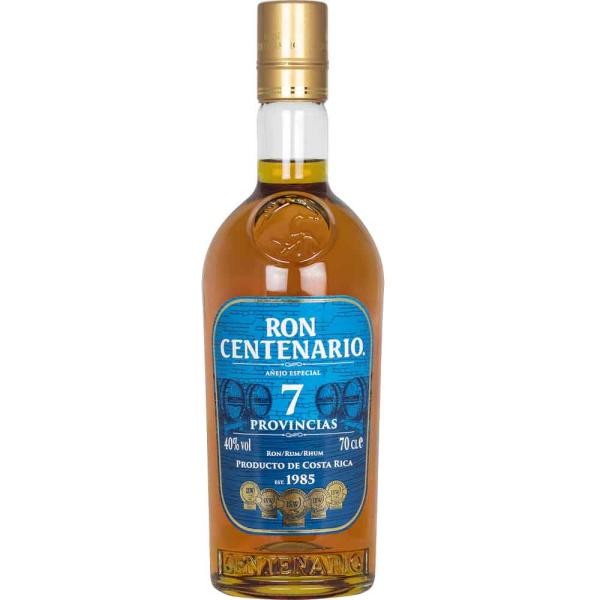 Centenario Rum 7 Provincias 0,7 Ltr. Flasche; 40% Vol.