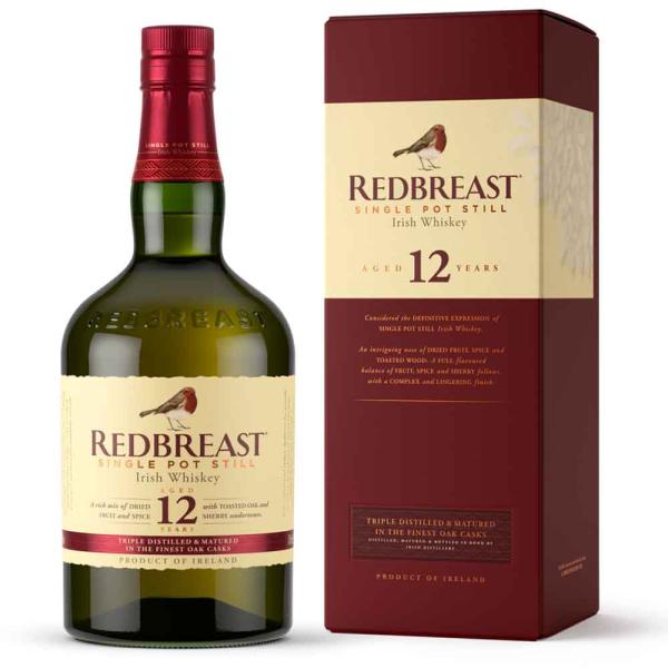 Redbreast 12 Jahre 40% Vol. 0,7 Ltr. Flasche Whisky