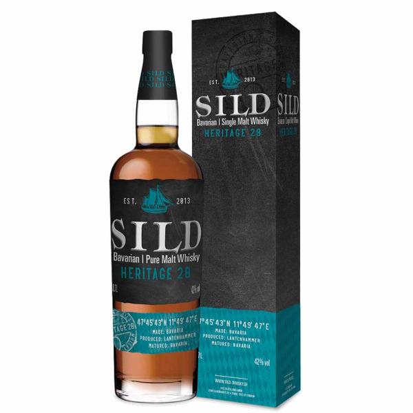 SILD Bavarian Pure Malt  Whisky Heritage 28 42% Vol. 0,7 Ltr. Flasche