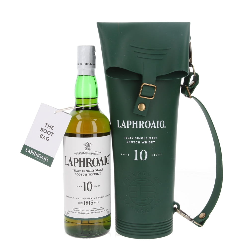 Jahre Edition Flasche Vol. 0,70 Boot Wellie Schleuder Laphroaig 10 Bag Limited 40% | Sprit Ltr. Design