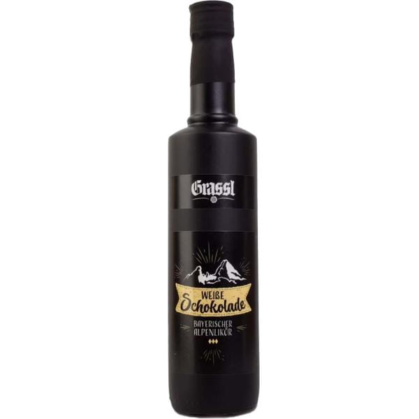 Grassl Bayrischer Weiße Schokolade Alpenlikör 0,5 ltr. Flasche 17% Vol. Likör