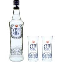 Yeni Raki + 2 Glasses 0,7Ltr