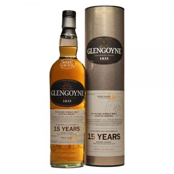 Glengoyne 15 Jahre Highland Single Malt 43 % Vol. 0,7 Ltr. Flasche Whisky