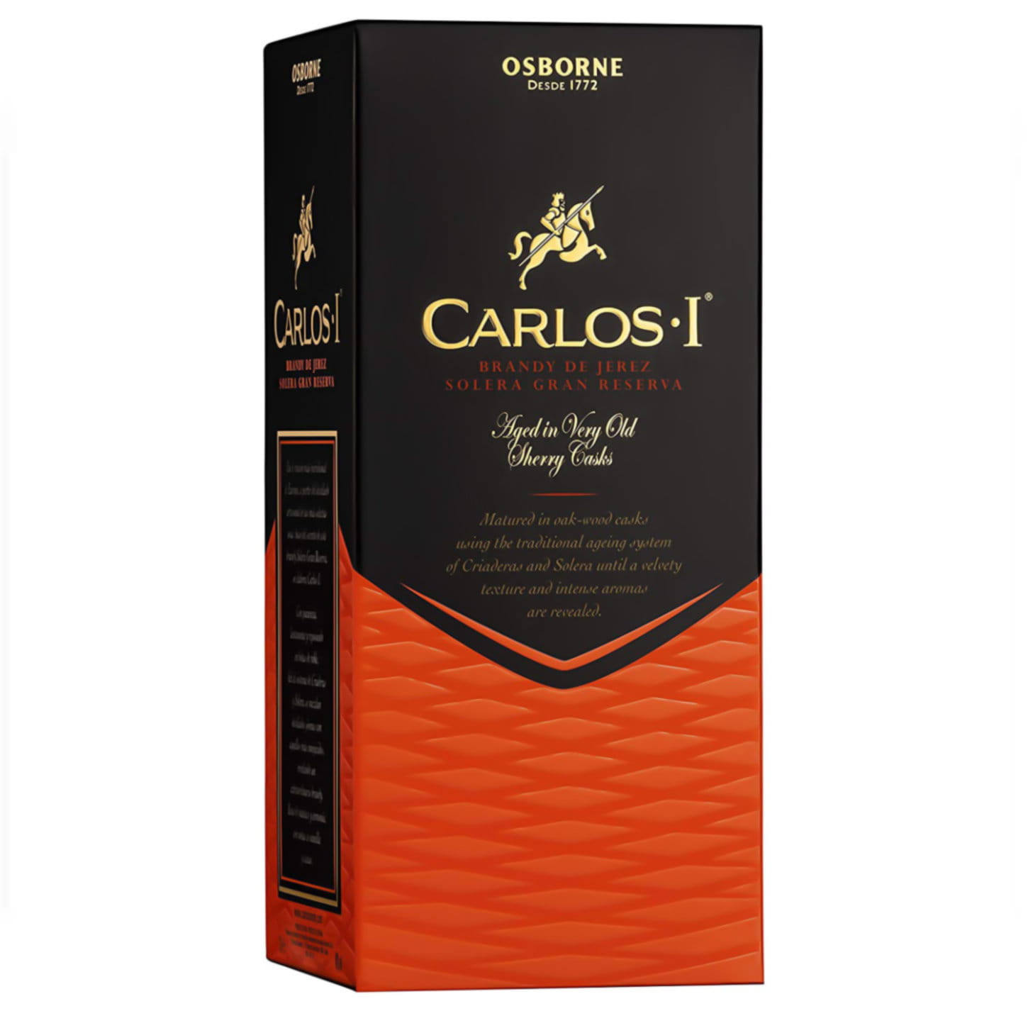 Carlos I | Schleuder Gläsern + Geschenkbox in 2 Sprit Brandy