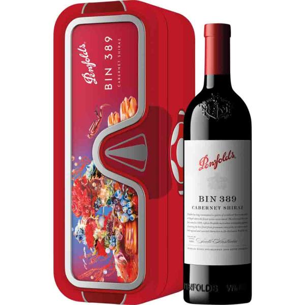 Penfolds BIN 389 Cabernet Shiraz Deep Sea Edition in Geschenkpackung 0,75 Ltr. Flasche 14,5% Vol.