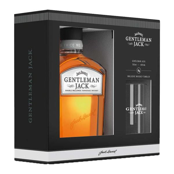 Jack Daniel's Gentleman Jack + Tumbler 40% Vol. 0,7 Ltr. Flasche