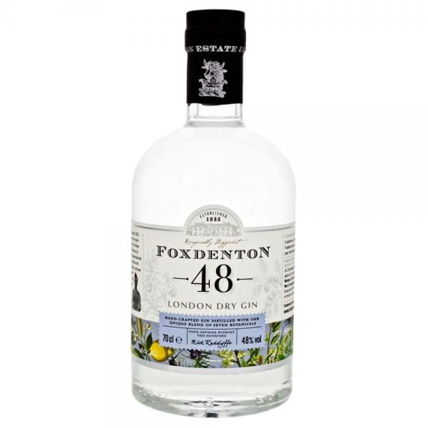Foxdenton Dry Gin 48% Vol. 0,7 Ltr. Flasche