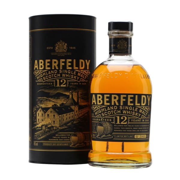 Aberfeldy 12 Jahre Highland Single Malt 40 % Vol. 0,7 Ltr. Flasche Whisky