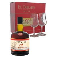 El Dorado 12J. Rum Set + 2 Gläser 0,7l