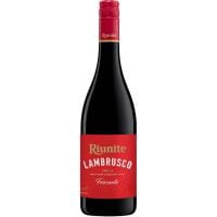 Lambrusco Emilia IGT Rosso Riunite 0,75 Ltr. Flasche 7,5% Vol. Lambrusco Emilia IGT Rosso Riunite 0,75 Ltr. Flasche 7,5% Vol.