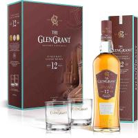 Glen Grant 12 Jahre + 2 Gläser 43% Vol. 0,7 Ltr. Flasche