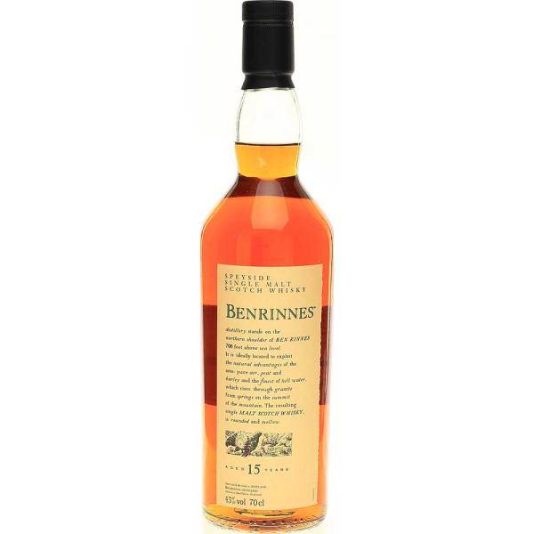 Benrinnes 15 Jahre Flora & Fauna Whisky 43% Vol. 0,7Ltr. Flasche