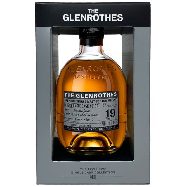 The Glenrothes Vintage 1999 No: 8199 52,8 % Vol. 0,70Ltr. Flasche Whisky