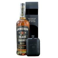 Jameson Black Barrel Blended Irish Whiskey mit Flachmann  40% Vol. 0,7 Ltr. Flasche