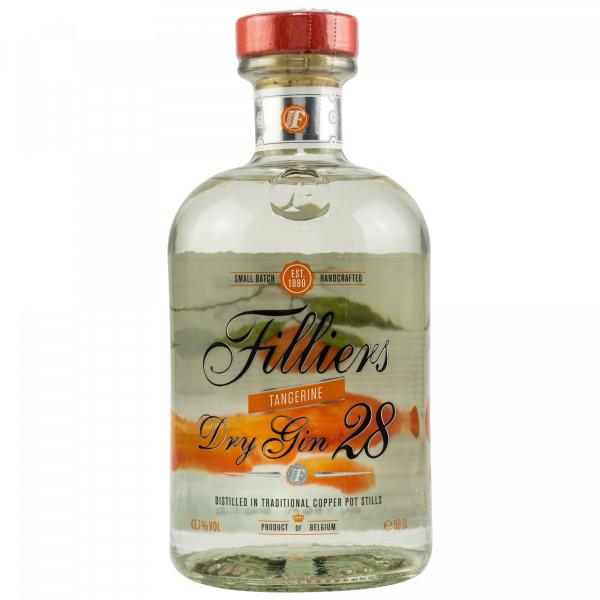 Filliers Dry Gin 28 Tangerine Seasonal Edition 43,7% Vol. 0,5 Ltr. Flasche