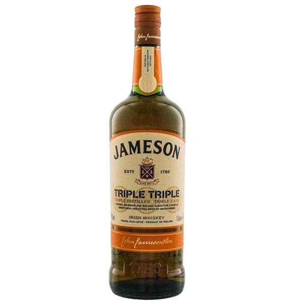 Jameson Triple Triple 40% Vol. 1,0 Ltr. Flasche Whisky