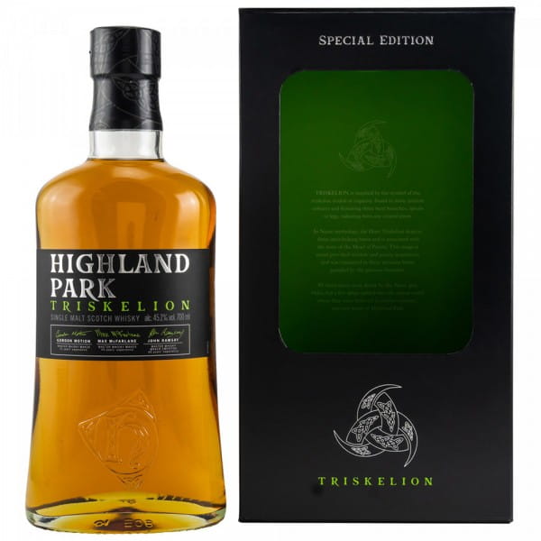 Highland Park Triskelion 45,1% Vol. 0,7 Ltr. Flasche - !! Karton beschädigt !! Whisky