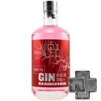 Rammstein Pink + Metall Pin Gin 40% Vol. 0,7 Ltr. Flasche