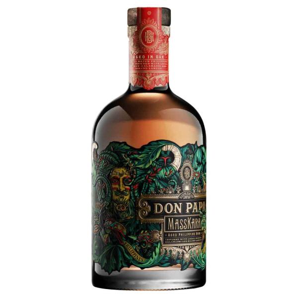 Don Papa Masskara Rum 40% Vol. 0,7 Ltr. Flasche