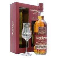 Glendronach 12 Jahre mit Stil Glas 43 % Vol. 0,7 Ltr. Flasche Whisky Geschenkpackung