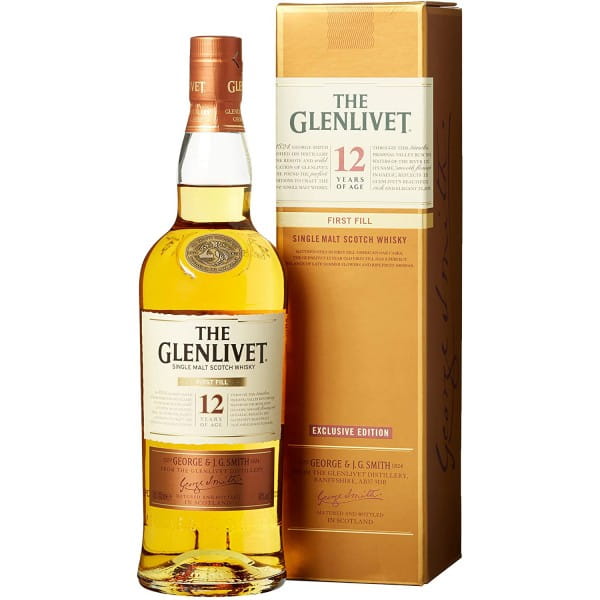 The Glenlivet 12 Jahre Single Malt Scotch Whisky First Fill Edition 40% Vol. 0,70Ltr.