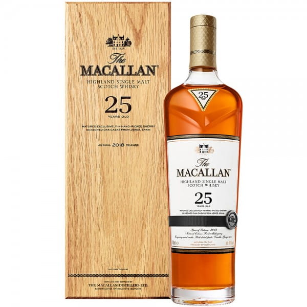 Macallan Sherry Oak 25 Jahre 43% Vol. 0,70 Ltr. Whisky