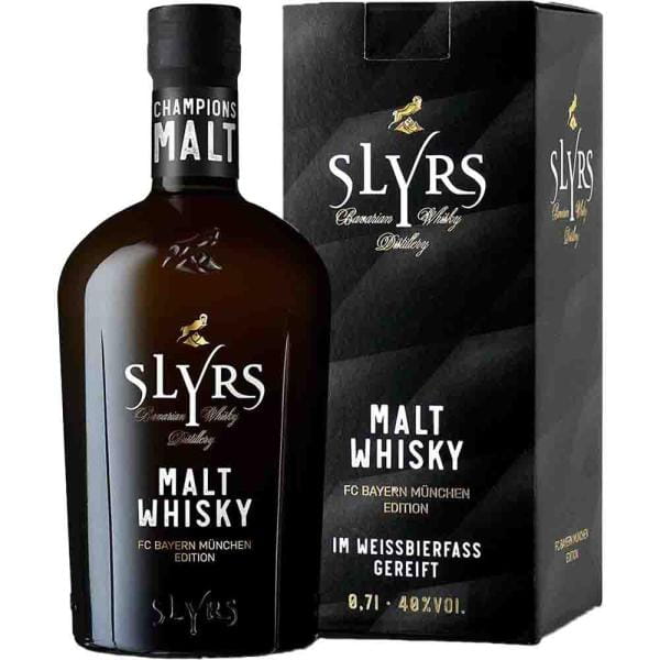 Slyrs Champions Malt Whisky FC Bayern München 0,70l