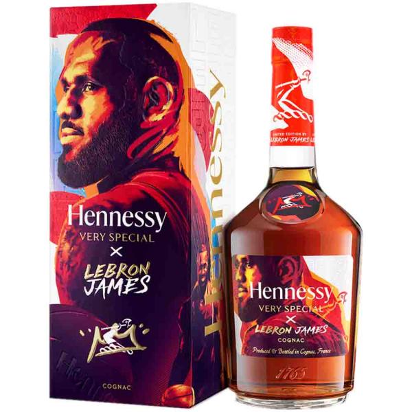 Hennessy V.S. Lebron James Limited Edition 40% Vol. 0,7 Ltr. Flasche