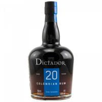 Dictador 20 Jahre mit 2 Tumblern 40% Vol. 0,7 Ltr. Flasche