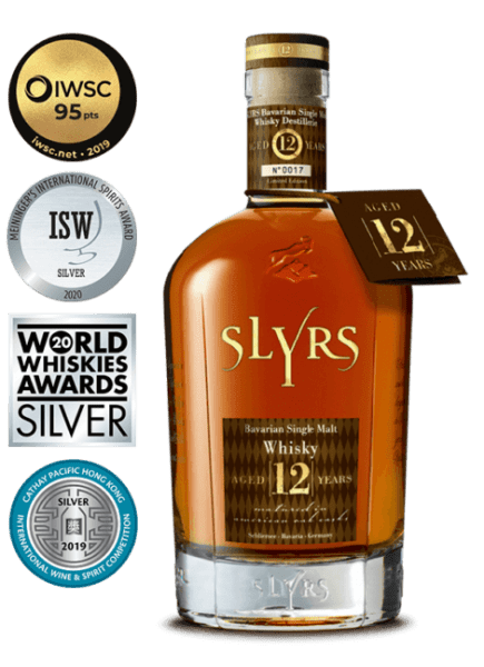 SLYRS Single Malt Whisky Aged 12 Years 43% vol.