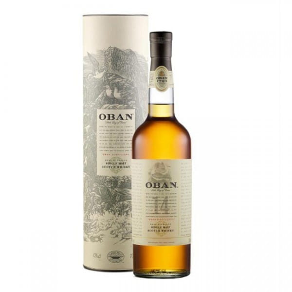 Oban 14 Jahre Single Malt Whisky 0,70 Ltr. Flasche, 43% vol.