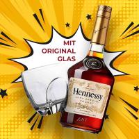 Hennessy V.S. Cognac mit Glas 0,7l Flasche