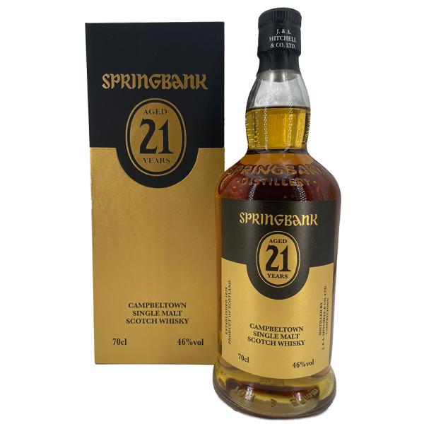 Springbank 21 Jahre Whisky 0,70 Ltr. Flasche 46% Vol.