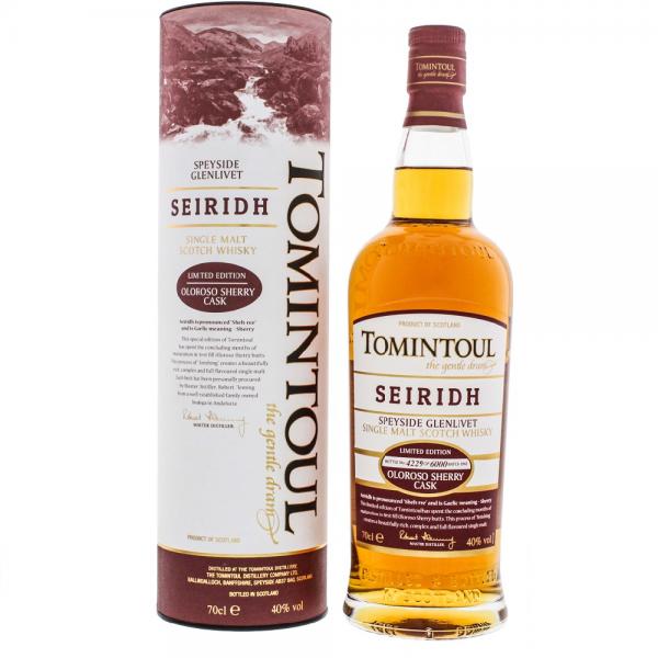 Tomintoul Seiridh Single Malt 40% Vol. 0,7 Ltr. Flasche Whisky
