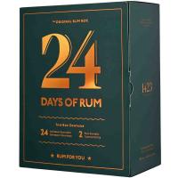 World Class Spirits 1423 24 Days of Rum Green Edition Adventskalender 24 x 0,02 Ltr 43,7% vol.