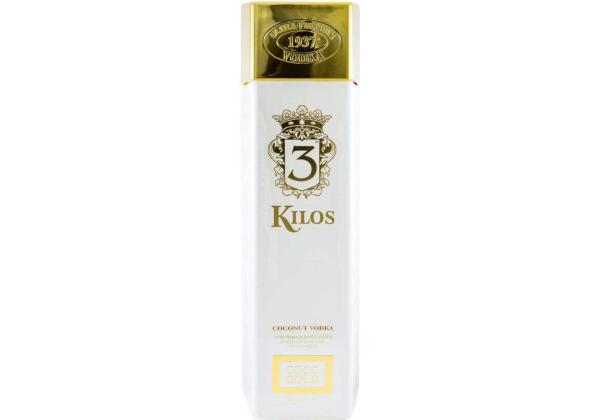 3 Kilos Coconut Vodka 1 Ltr. Flasche, 30,0% Vol.