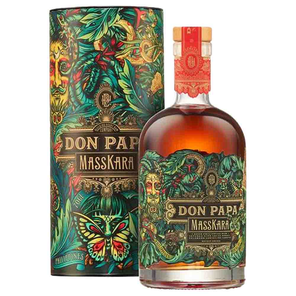 | Rum: Sprit Flasche in Exotisches Masskara Ltr Aroma 0,7 Schleuder Don Papa