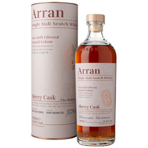 The Arran Sherry Cask The Bodega Cask Strength 55,8% Vol. 0,7 Ltr. Flasche Whisky