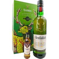 Glenfiddich 12 Jahre Geschenkset mit 15 Jahre Miniatur 40% Vol. 0,75 Ltr. Whisky Glenfiddich 12 Jahre Geschenkset mit 15 Jahre Miniatur 40% Vol. 0,75 Ltr. Whisky