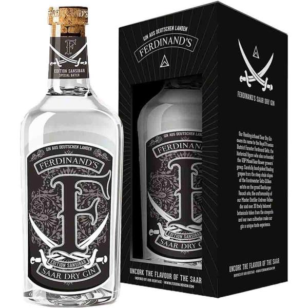Ferdinand's Saar Dry Gin "Edition Sansibar" 0,5 Ltr. 44% Vol.