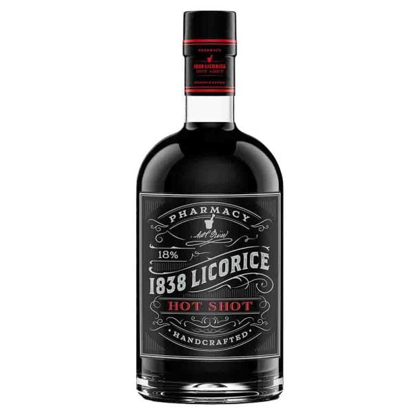 A.H. Riise Pharmacy Liquorice Shot HOT Lakritzlikör 0,7 Ltr. Flasche, 18% Vol.