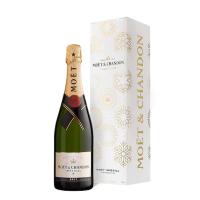 Moet Chandon Brut Impérial Winter-Geschenkbox Champagner 0,75 Ltr. Flasche, 12% vol. Sonderedition