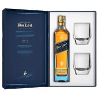 Johnnie Walker Blue Label Geschenkset mit 2 Gläser 0,70 Ltr. Flasche 40% Vol. Whisky