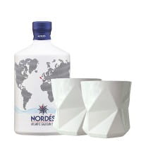 Nordes Atlantic Galician 0,70l 40% Vol. Bundle mit 2 Gläsern