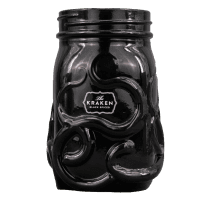 Kraken Black Spiced Rum mit 2 schwarzen Gläsern 0,70l