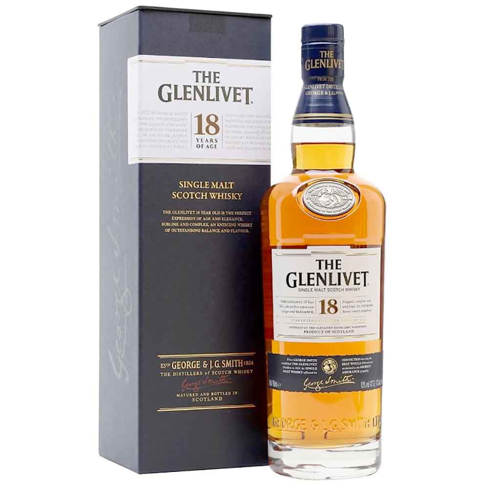 Glenlivet 18 Jahre Whisky 0,70l 43% Vol. alte Abfüllung | Sprit Schleuder