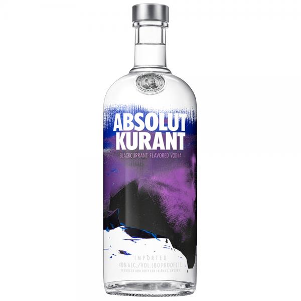 Absolut Vodka Kurant 40% Vol. 1,0 Ltr. Flasche
